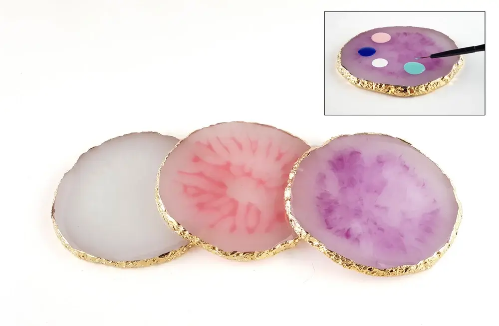 Nail Art Reçine Karıştırma Paleti – Oje ve Boya Paleti