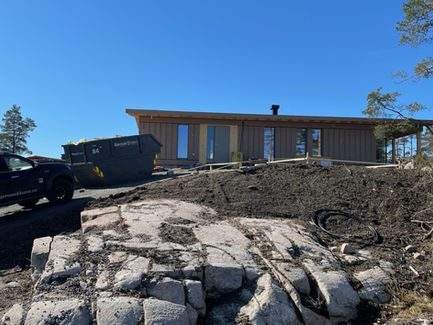 hytte oppført i Kragerø/Stabbestad