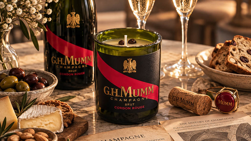 Champagne Tasting, History & Candle Making 🍾🥂