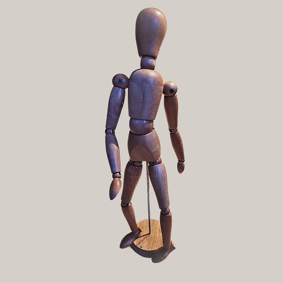 Mid-20th Century Treen Wooden Lay Figure / Artist’s Model