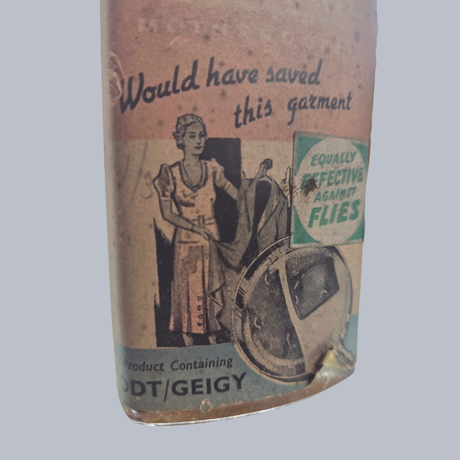 Vintage Rentokil Mothproofer Bottle with Original Label – DDT / Geigy