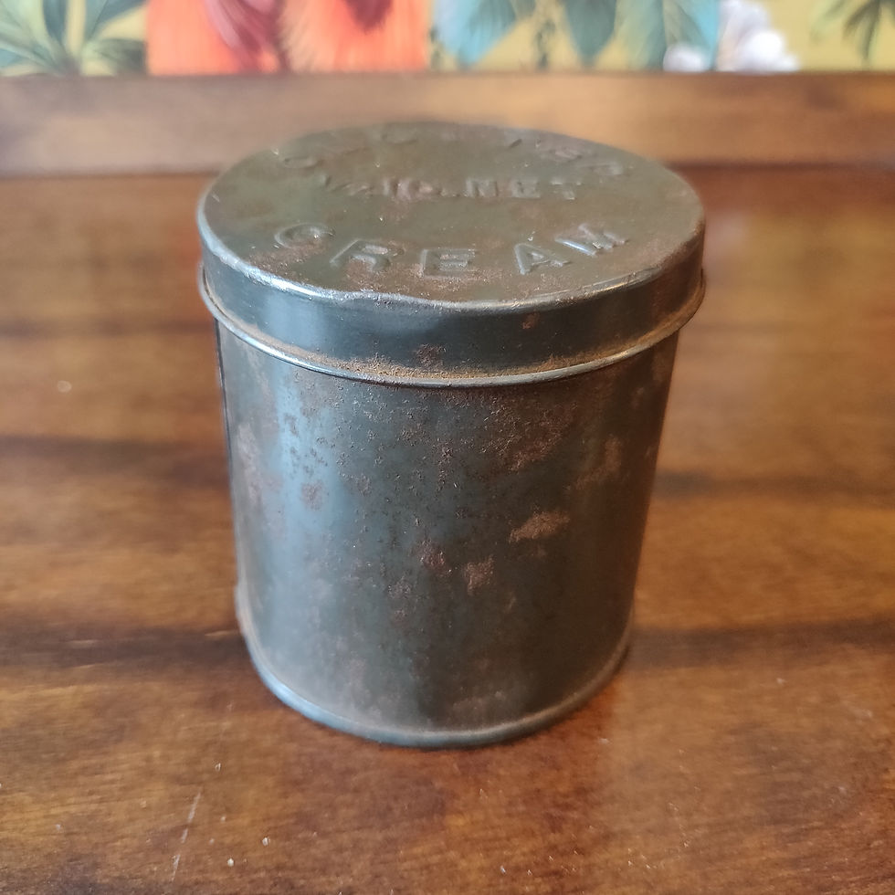 Vintage clotted cream tin probably from Devon or Cornwall