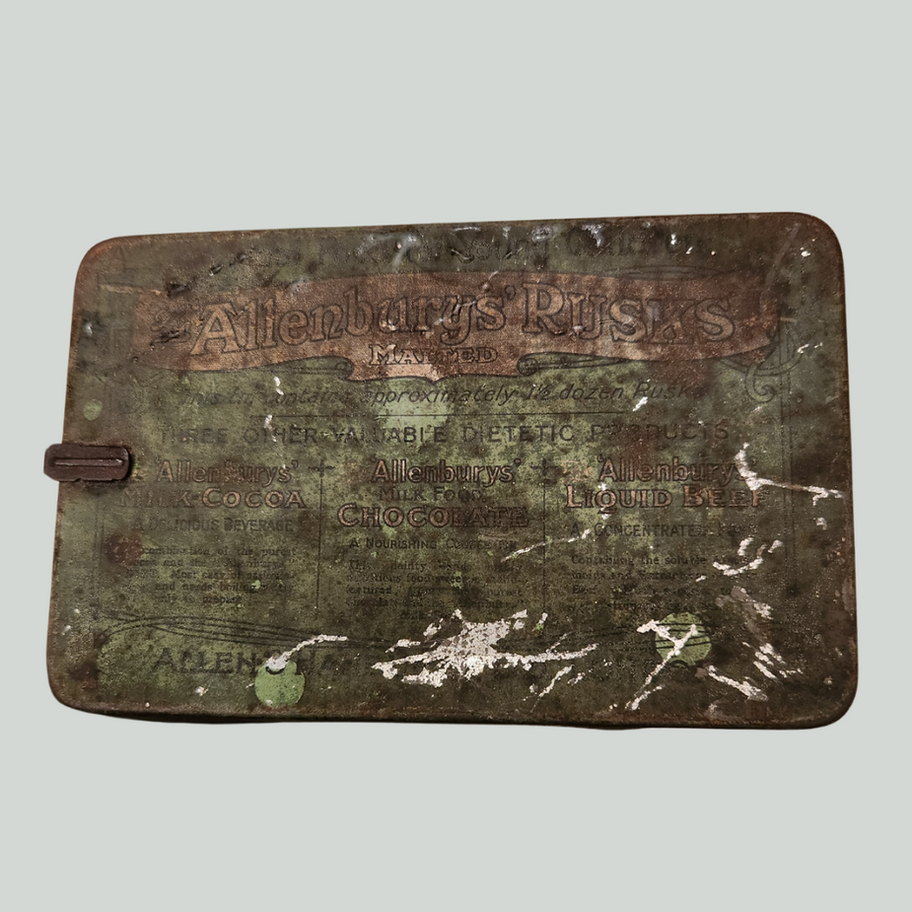 Vintage Allenburys Rusks (Malted) Tin by Allen & Hanburys, London