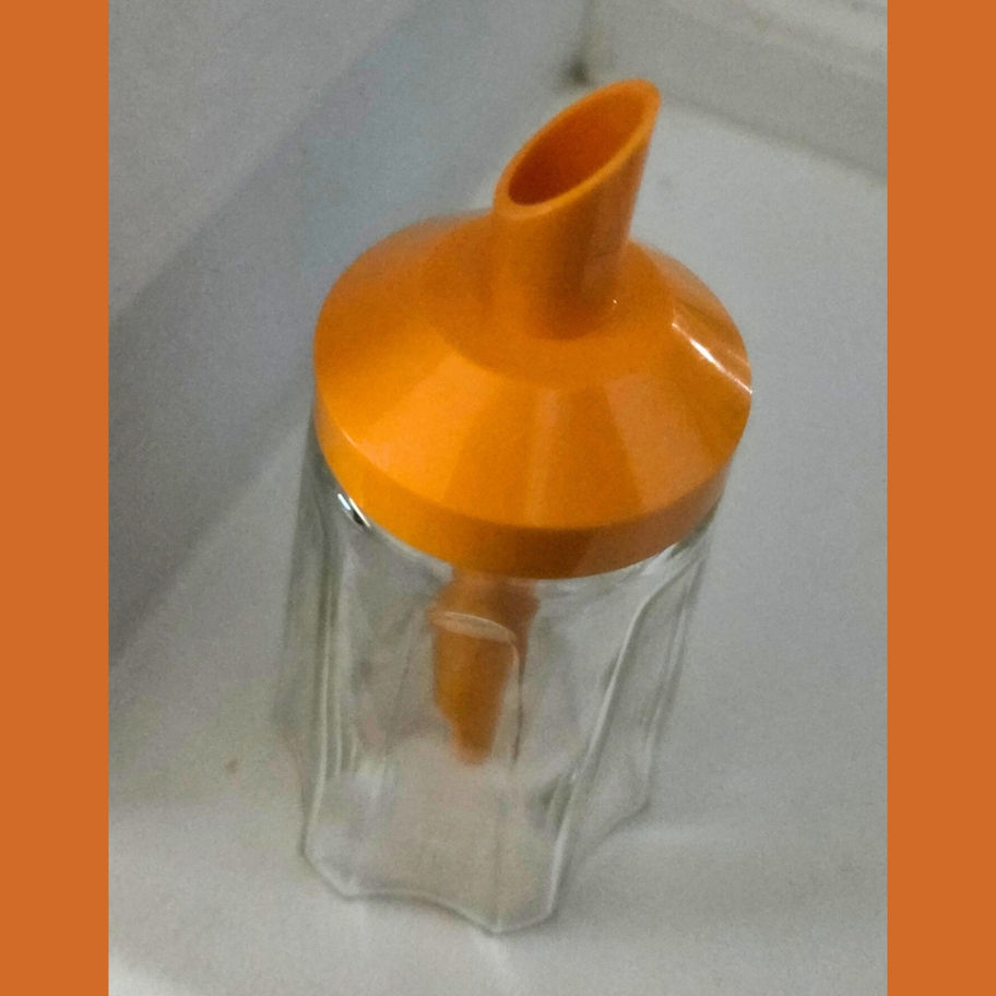 Vintage STOHA Glass Sugar Shaker – Retro German Kitchenalia