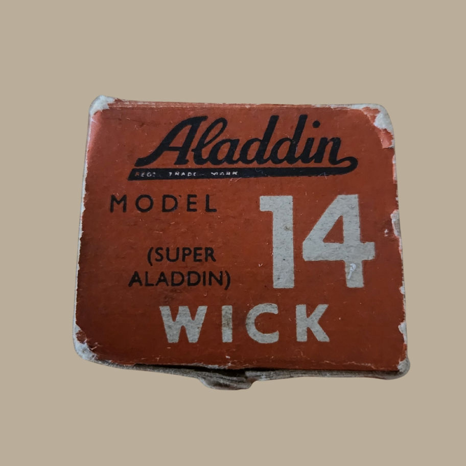 Vintage Aladdin Lamp Wick Model 14 (Super Aladdin) Original British Boxed