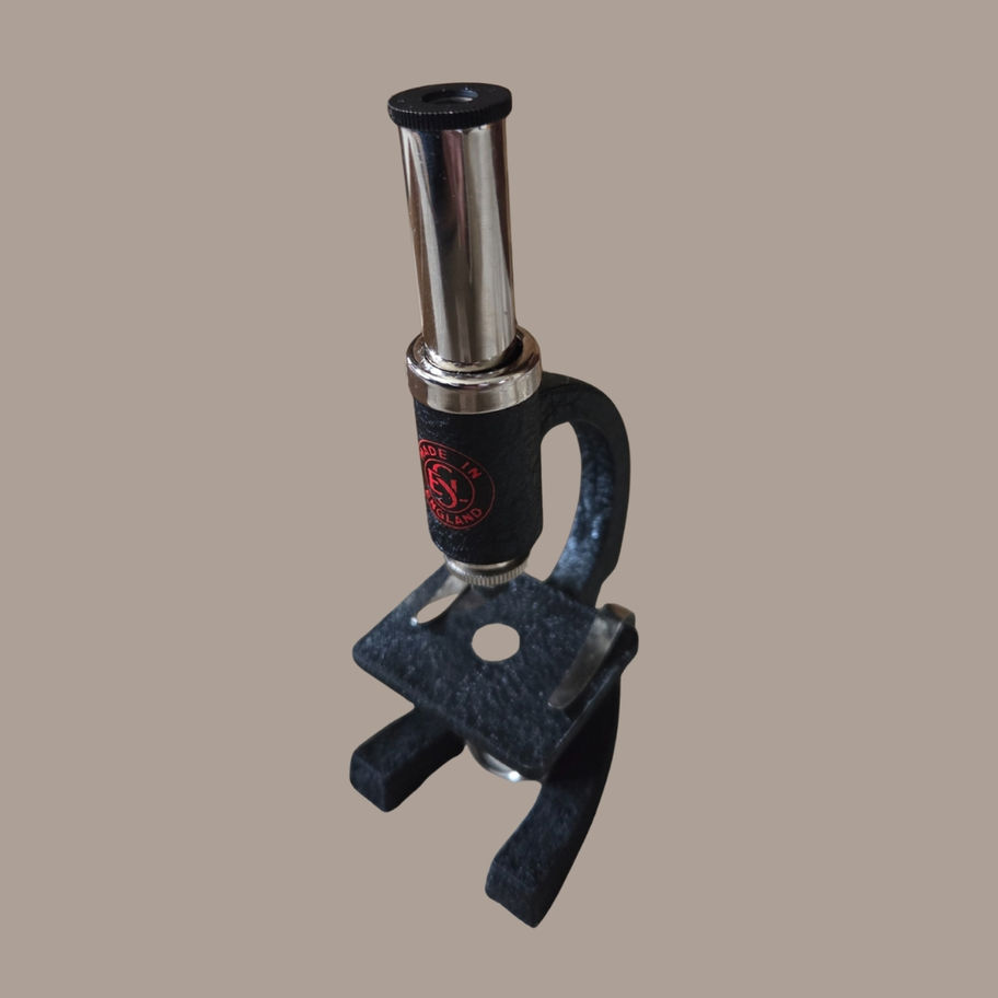 Vintage Student’s Microscope Set by J & L Randall Ltd – Merit Precision