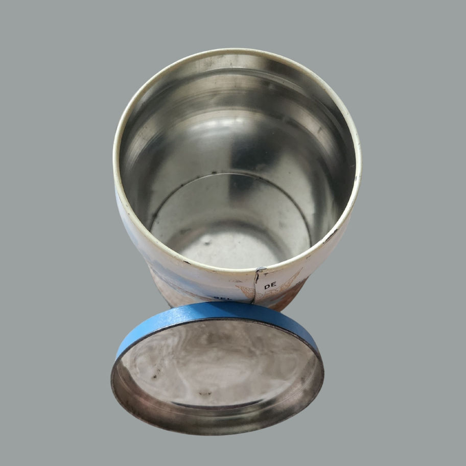 Vintage Athena’s Bologna Bath Salts Tin Mid-Century Repro Vanity Collectible