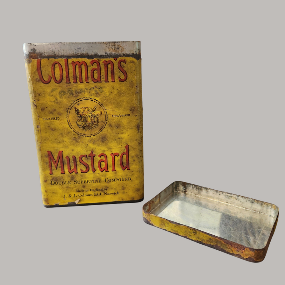 vintage colmans mustard tin