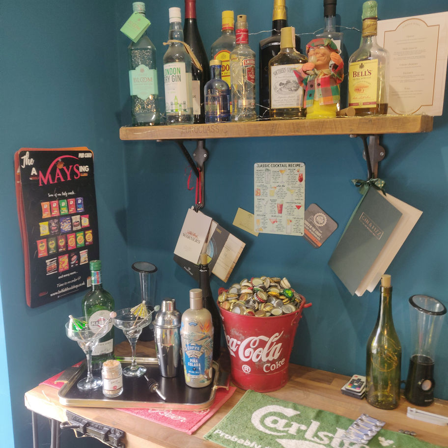 Vintage H . Stern pair of precious stone cocktail spoons silver but no Hallmarks