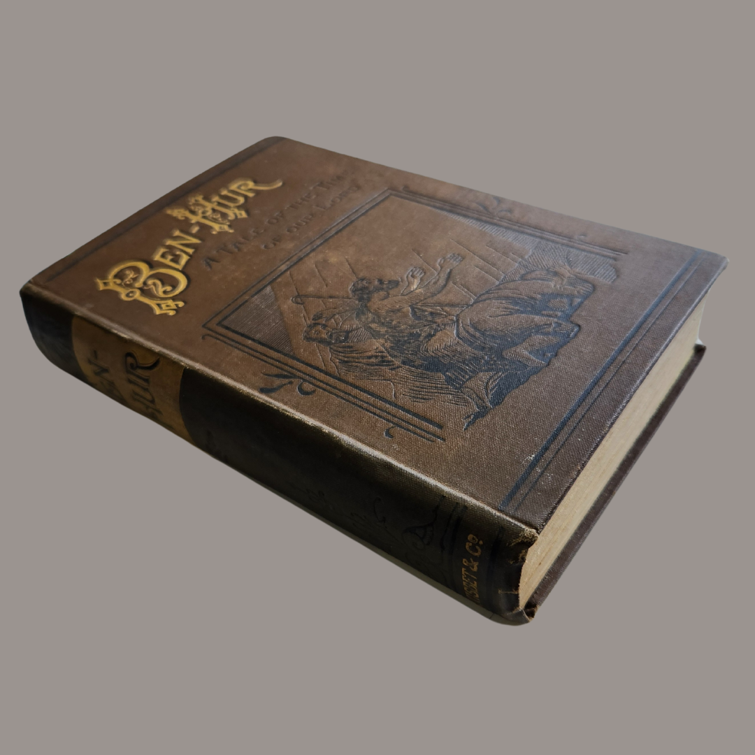 Antique Ben Hur A Tale of the Time of Our Lord 1892 Inscription James Nisbe