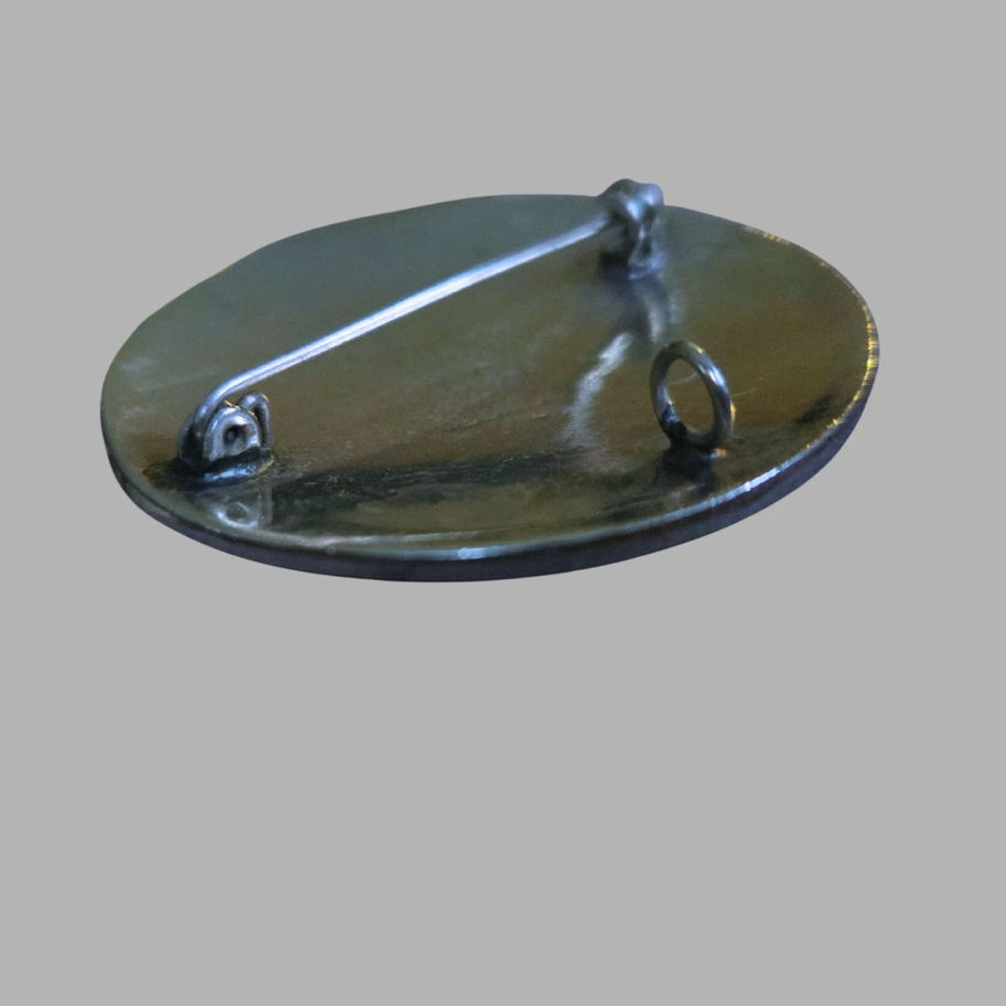 Vintage Mother of Pearl & Abalone Starburst Brooch / Pendant (Convertible)