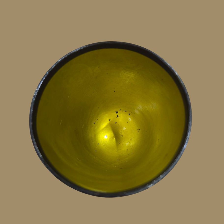 Vintage Russian Khokhloma Hand-Painted Wooden Cup (c.1960s–1980s)