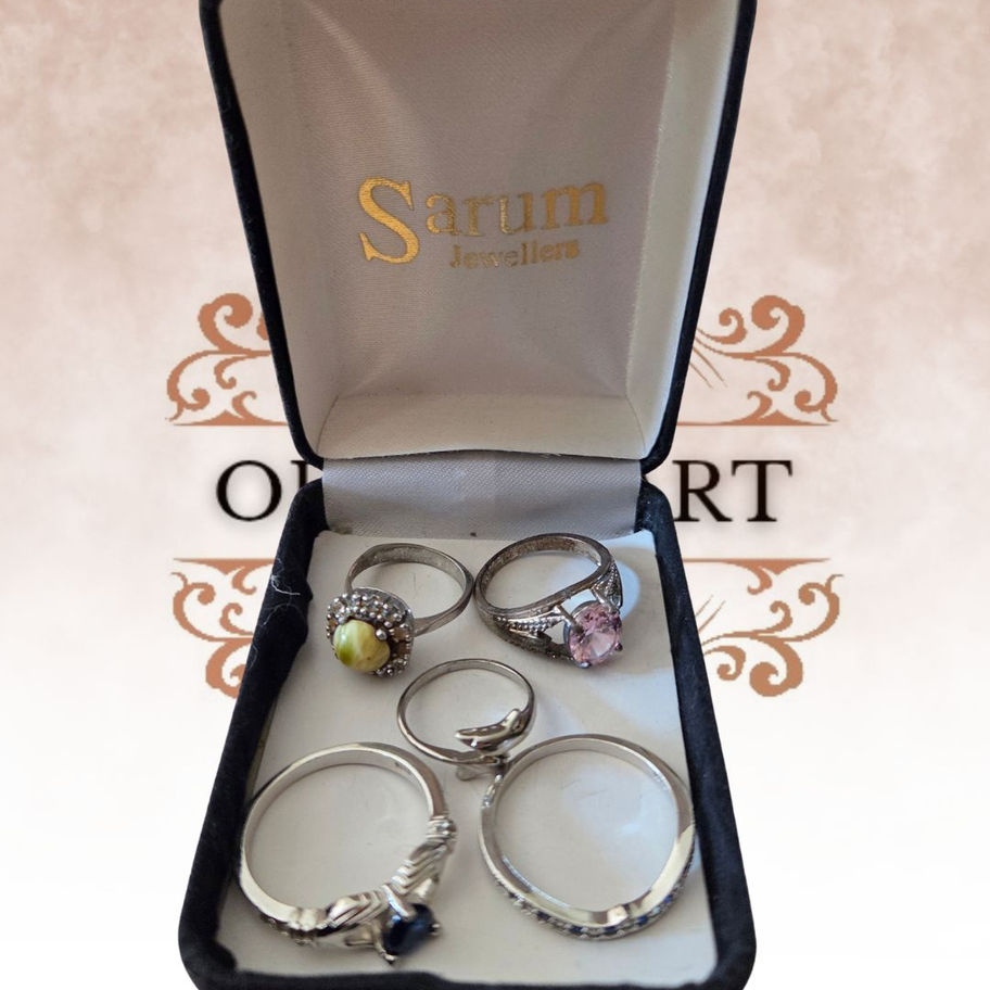 Vintage Sterling Silver & Costume Ring Collection