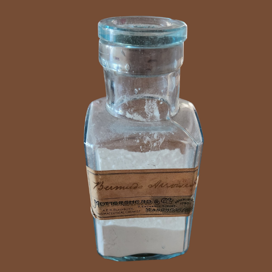 Antique Chemist’s Glass Bottle Mottershead & Co Manchester c.1895–1915