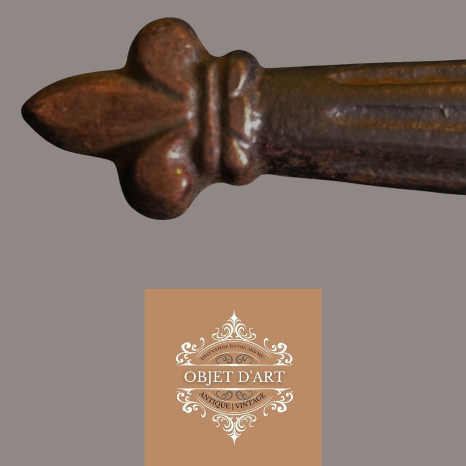 Victorian Cast Iron Stair Runner Holders – Set of Five c1880-1910 architectural