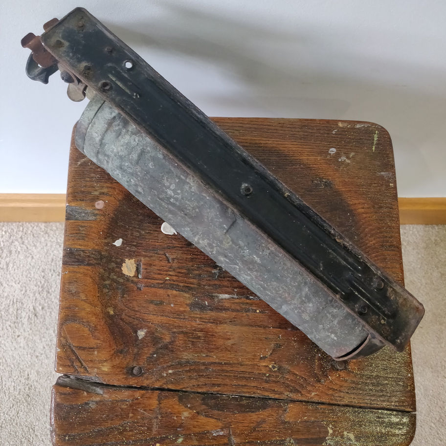 Antique early 20th century or late 19th century Victorian fire gun extinguisher