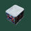 Прев'ю: Vintage Enamel Pill or Snuff Box  Silver Toned Metal with Champlevé Enamel