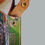 Miniatura: Hand-Tooled and Painted Leather Pouch by Gill Galloway (1996)