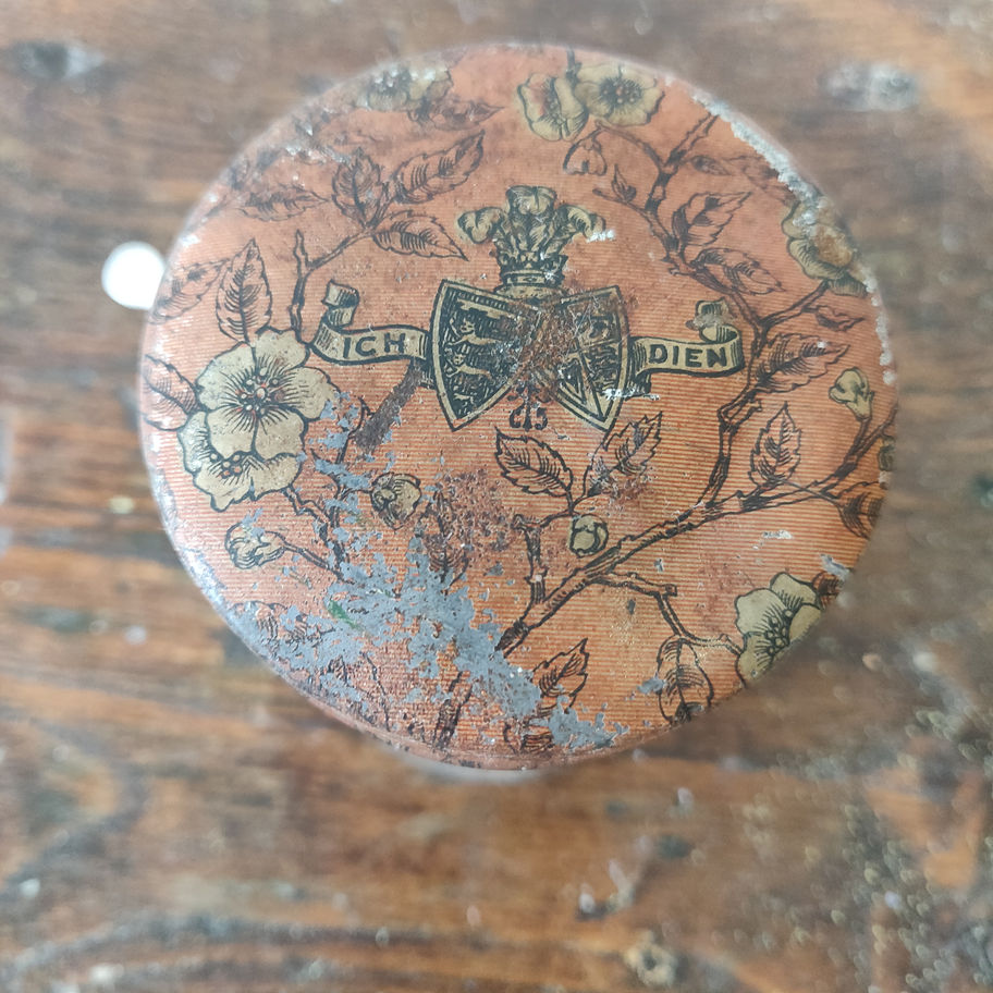 Vintage cherry blossom toilet powder tin by John Gosnell & Co rare