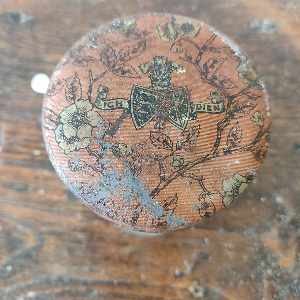 Vintage cherry blossom toilet powder tin by John Gosnell & Co rare