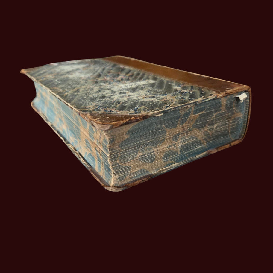 Antique 1852 Blackwood’s Edinburgh Magazine – July–December – Half Leather Bound