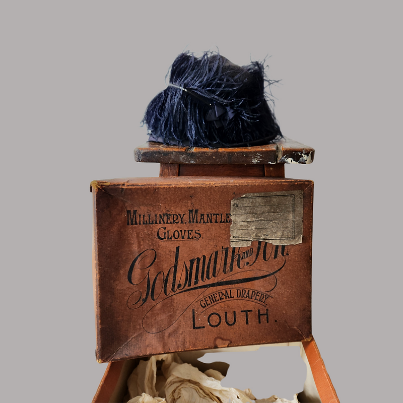 antique hat in box
