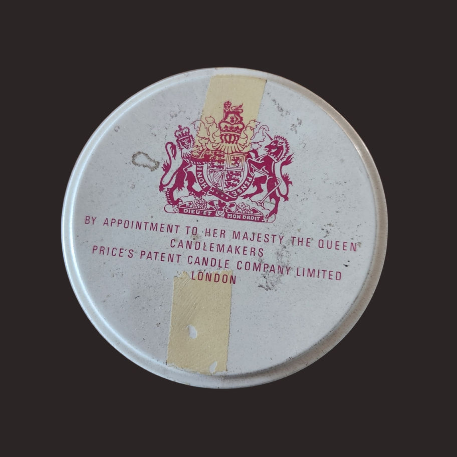 Vintage Price’s Patent Candle Company Old English Perfumed Candles Tin