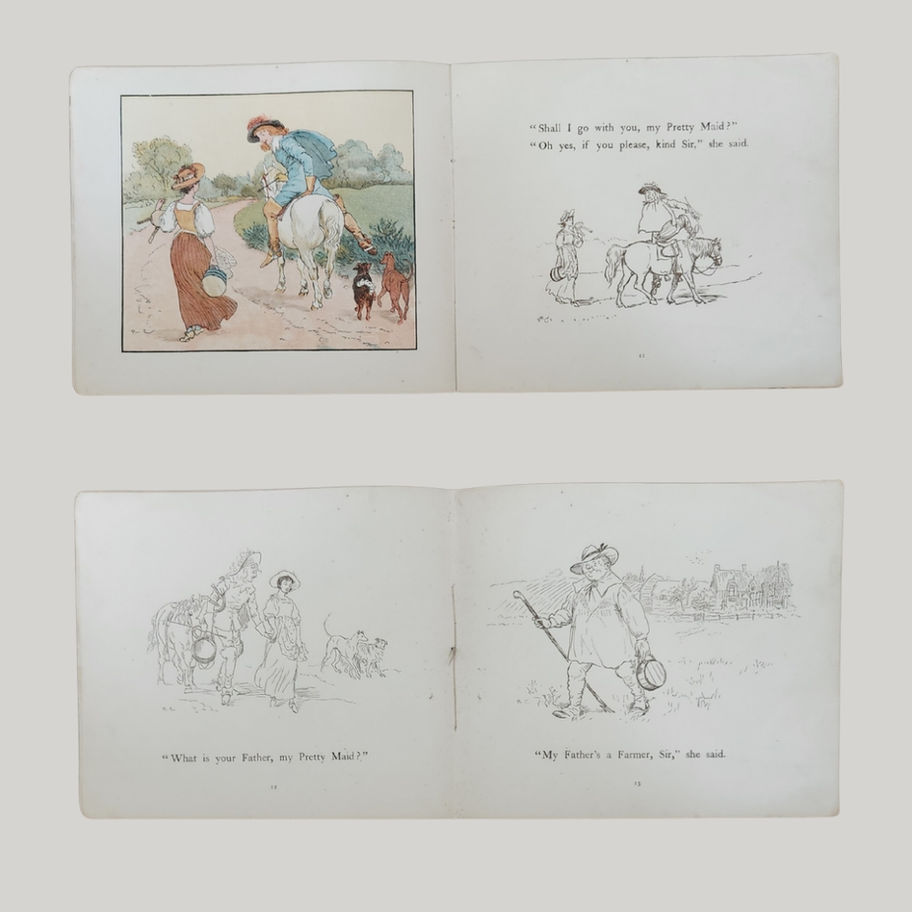 The Milk-Maid – An Old Song Illustrated by Randolph Caldecott c. 1879–1885
