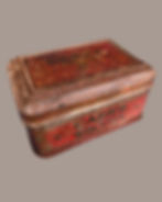 Antique Carr’s Carlisle Biscuit Tin c.1920s – Small Hinged Advertising Tin