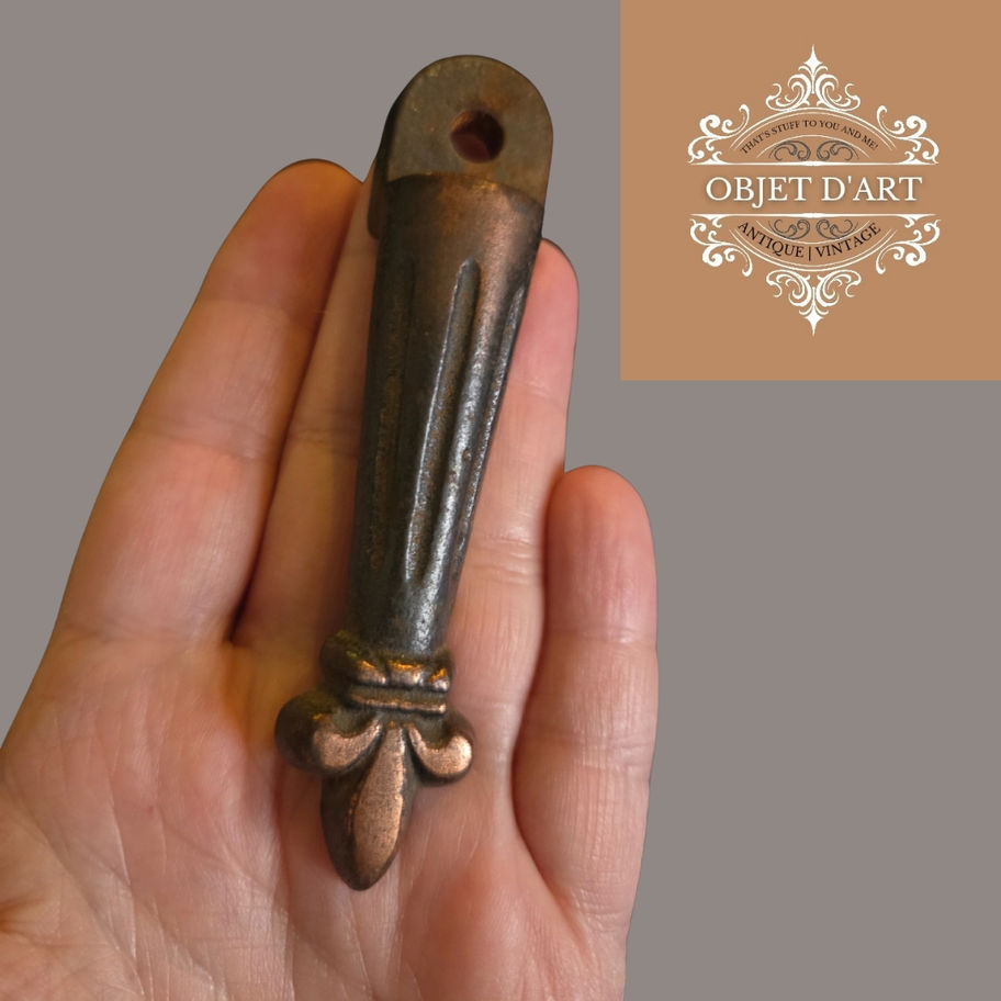 Victorian Cast Iron Stair Runner Holders – Set of Five c1880-1910 architectural