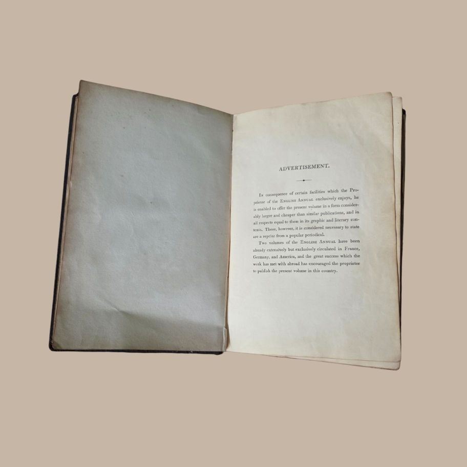 The English Annual — c.1836 — Edward Churton, London — With Fine Steel Engraving