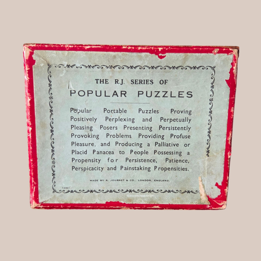 Vintage R. Journet & Co. “The Radio Puzzle” Dexterity Game – Circa 1930s