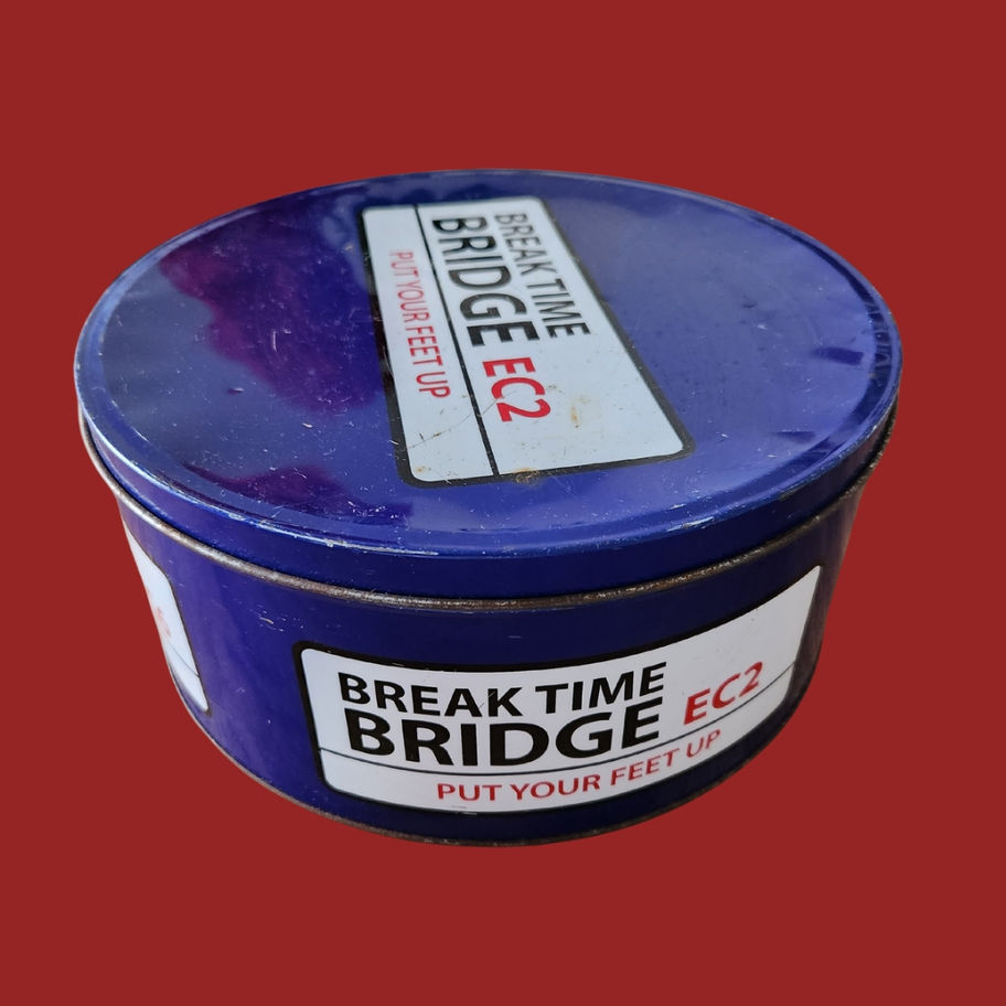 Vintage London Street Sign Novelty Tin Chocolate, Coffee & Tea Theme