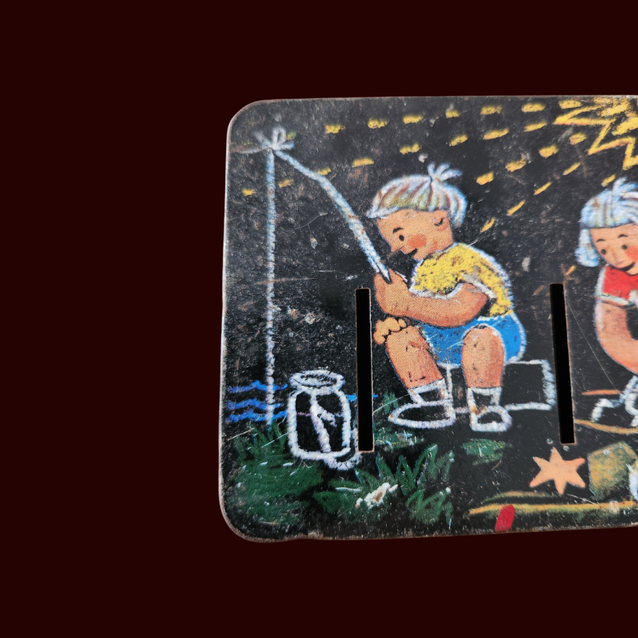 Vintage Holiday Savings Tin Bank Made in Great Britain 1950s/60s