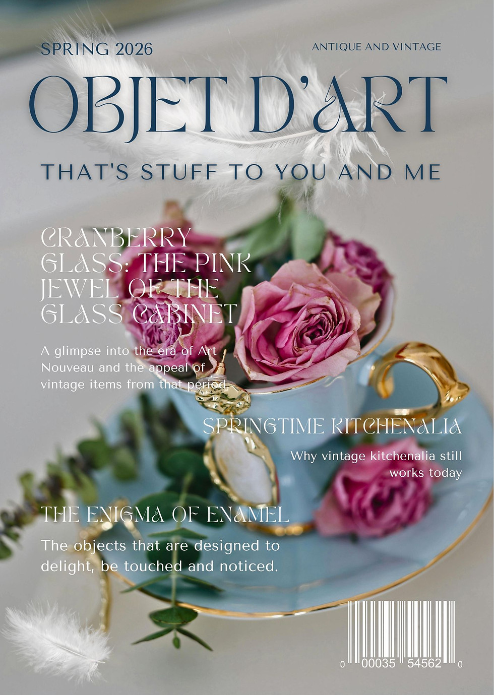 Objet dart Stuff magazine spring issue 6 cover