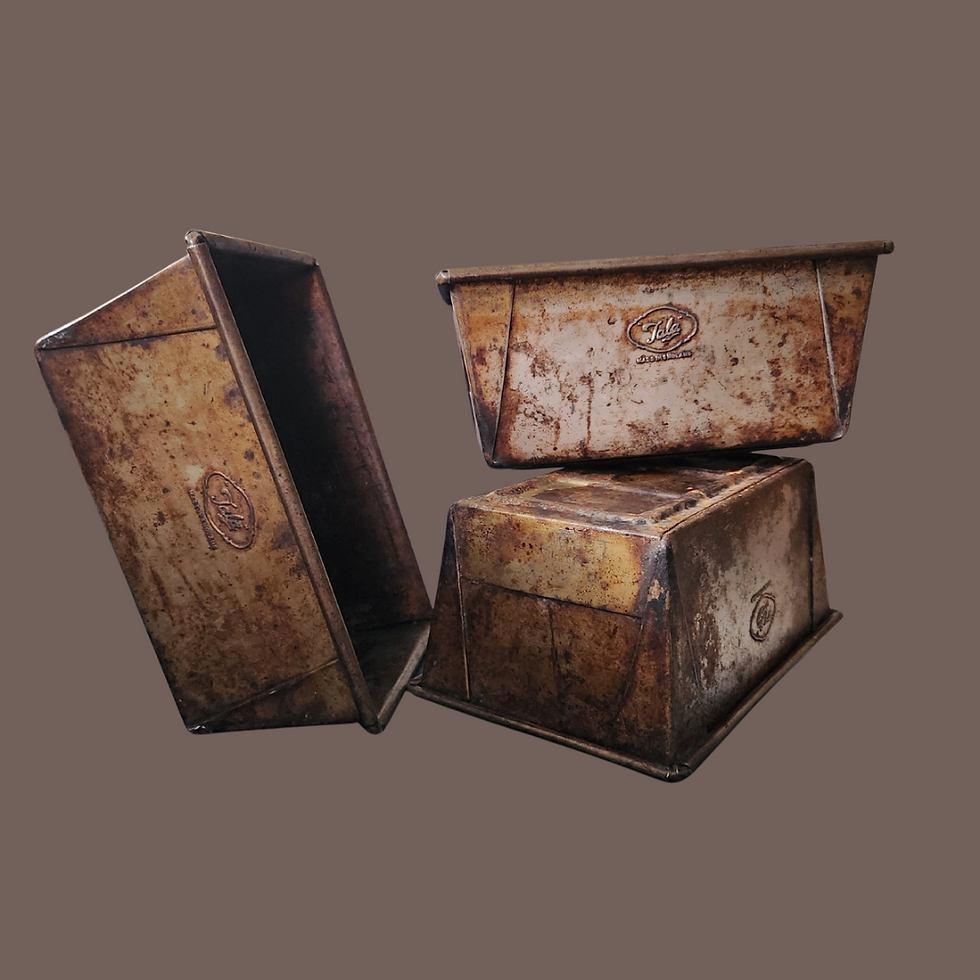 Vintage Tala Loaf Tins Set of 3 Rustic Industrial Charm