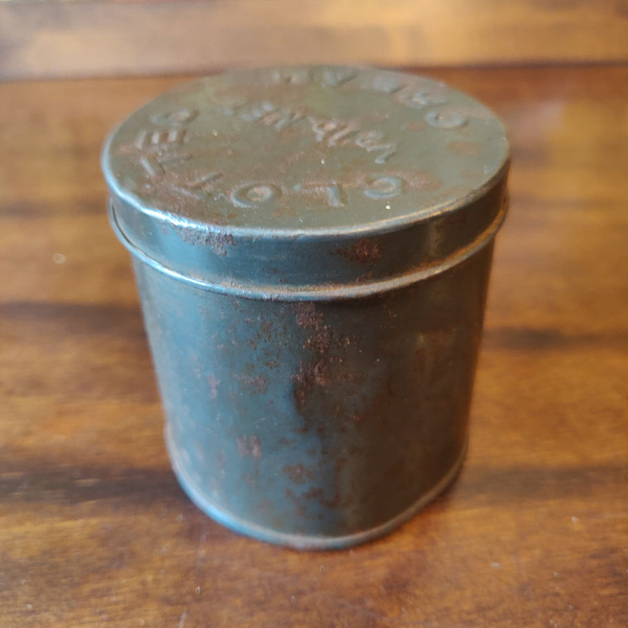 Vintage clotted cream tin probably from Devon or Cornwall