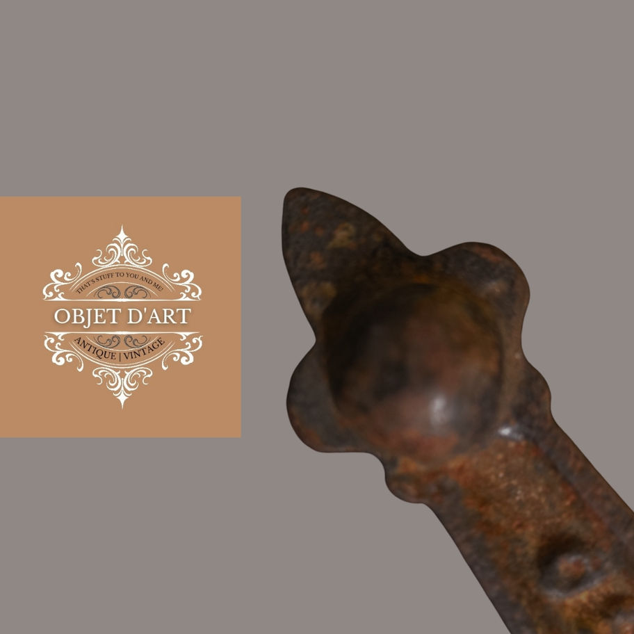 Victorian Cast Iron Stair Runner Holders – Set of Five c1880-1910 architectural