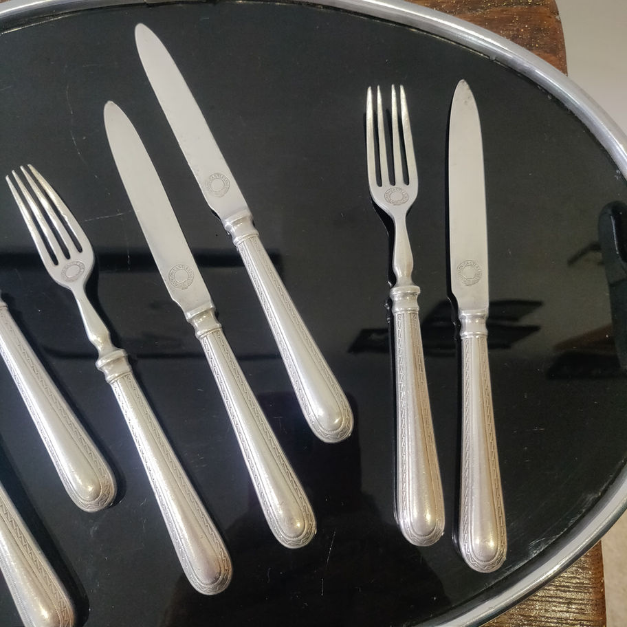 Antique early 20th century 1911 Mappin and Webb A1 silver plate union castle