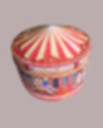 Churchill’s Carousel Decorative Biscuit Tin – Embossed Fairground Confectionery