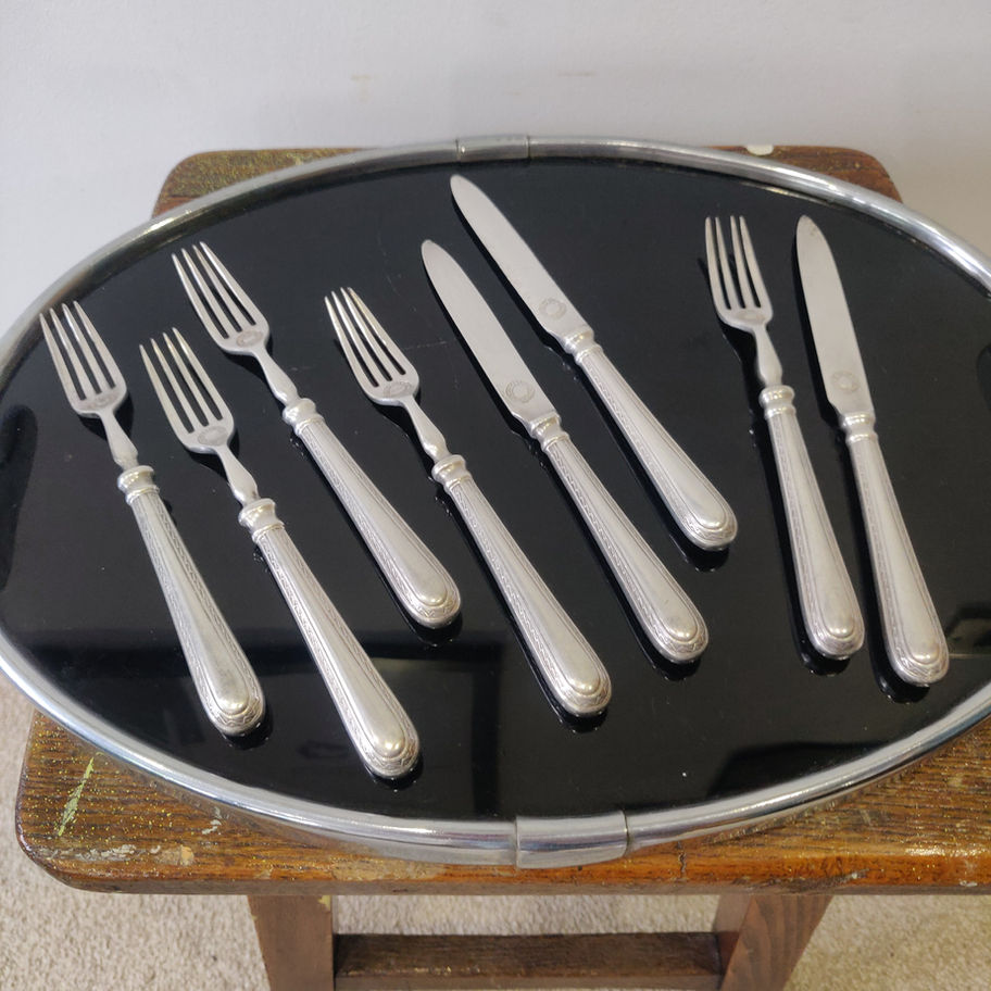 Antique early 20th century 1911 Mappin and Webb A1 silver plate union castle