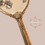 Thumbnail: Vintage Ornate Brass Hand Mirror with Tapestry Back Floral Embroidery & Filigree