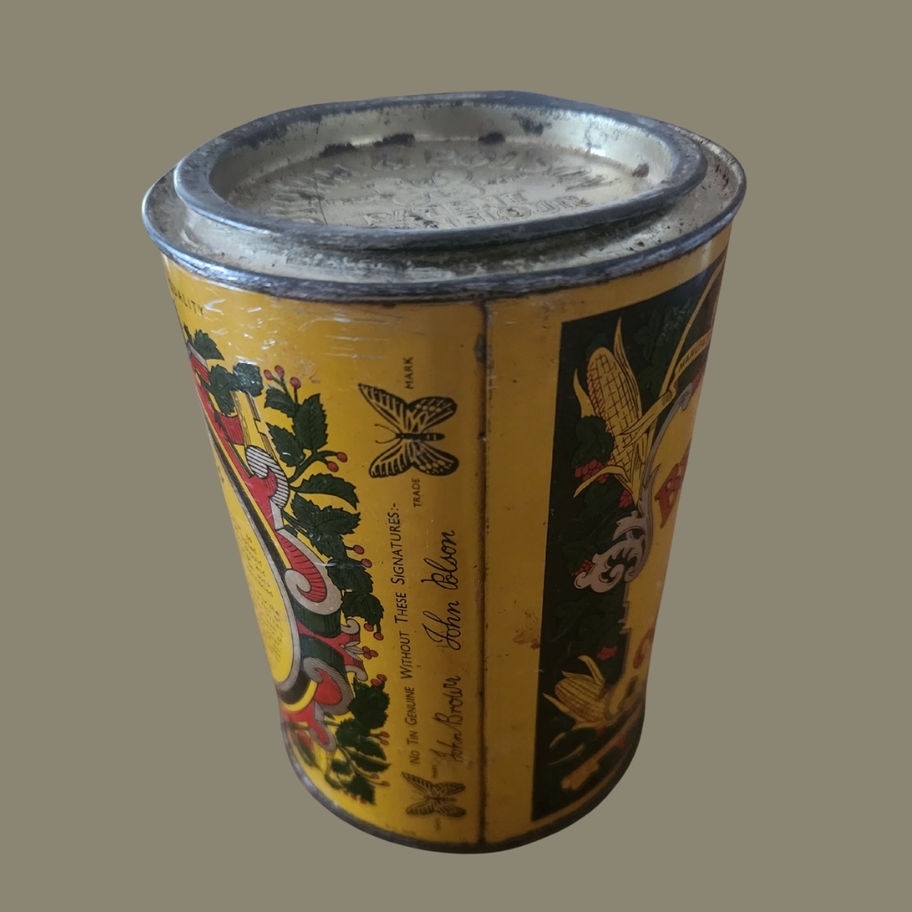 Vintage Brown & Polson Patent Cornflour Tin 16oz c.1930s to 1950s