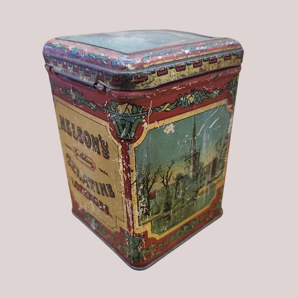 Vintage Nelson's Gelatine Lozenges Tin