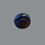 Миниатюра: Vintage Egyptian Revival Glass Bead – Cobalt Blue Pharaoh (c. 1920s–1940s)