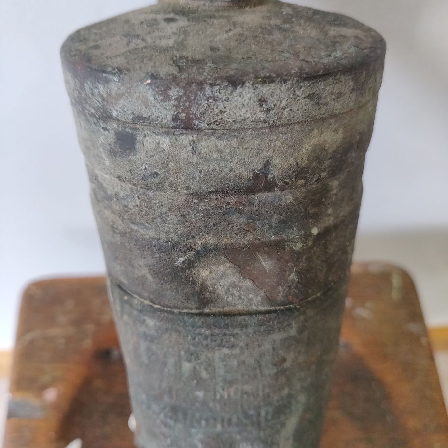 Antique early 20th century or late 19th century Victorian fire gun extinguisher