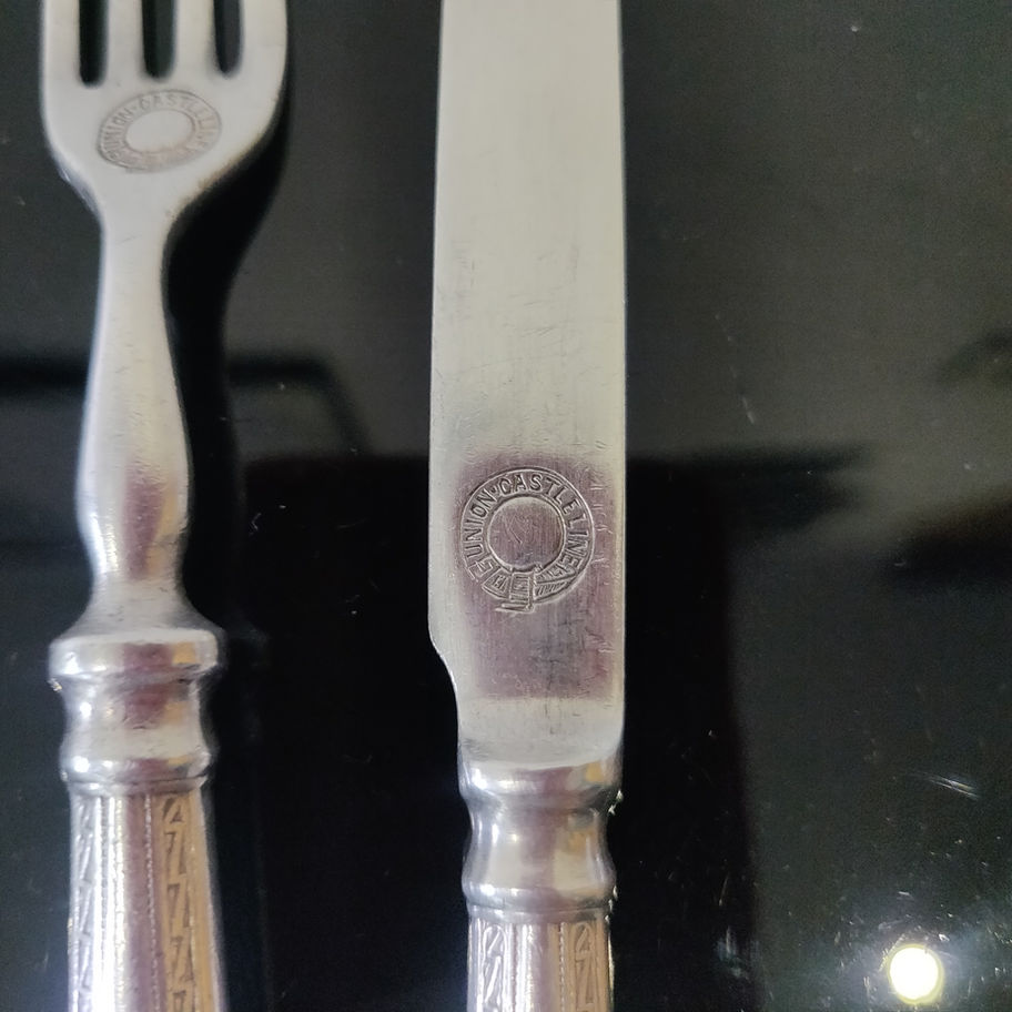 Antique early 20th century 1911 Mappin and Webb A1 silver plate union castle