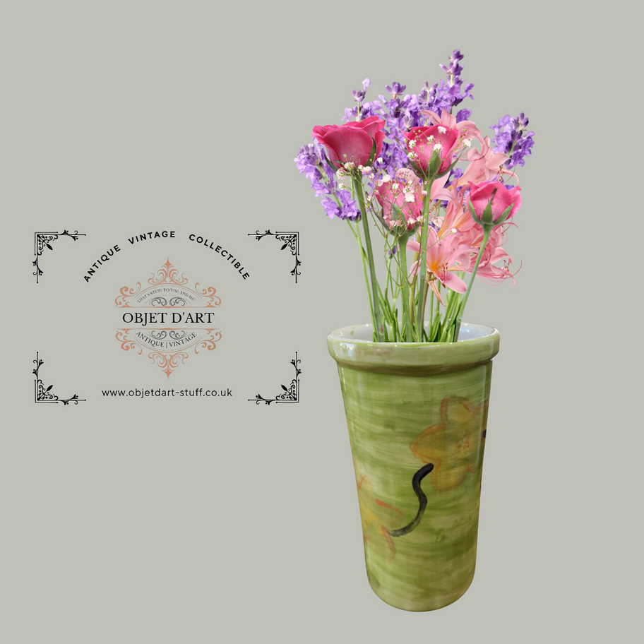 Hand-Painted Studio Pottery Vase by Danielle Morris