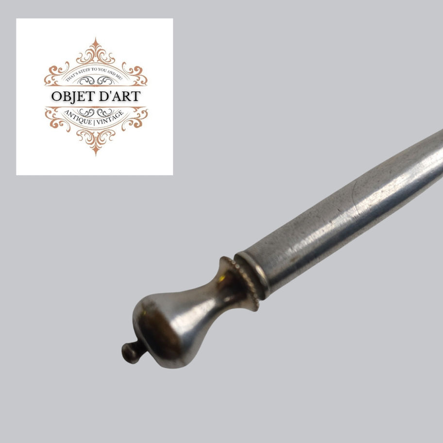 French Minerva Silver & Mother of Pearl Caviar / Serving Spoon Paris c.1880–1910