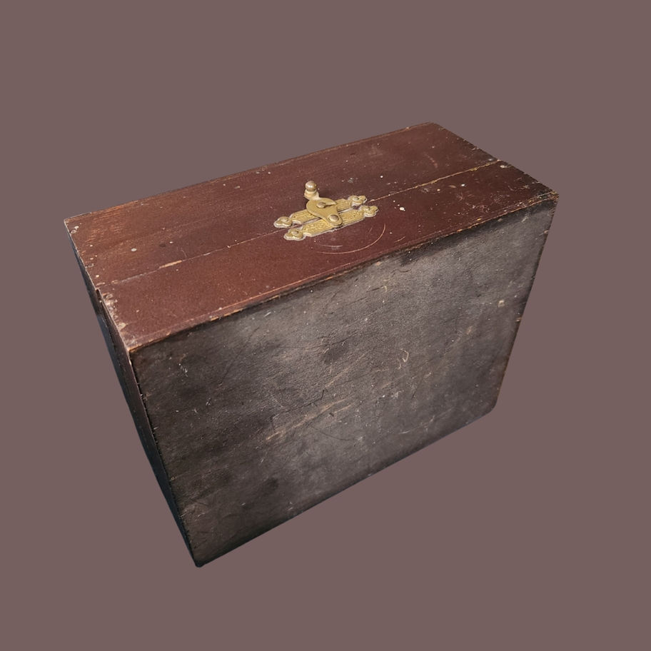 Vintage Boots Home First Aid Case Wooden First Aid Box with Original Content